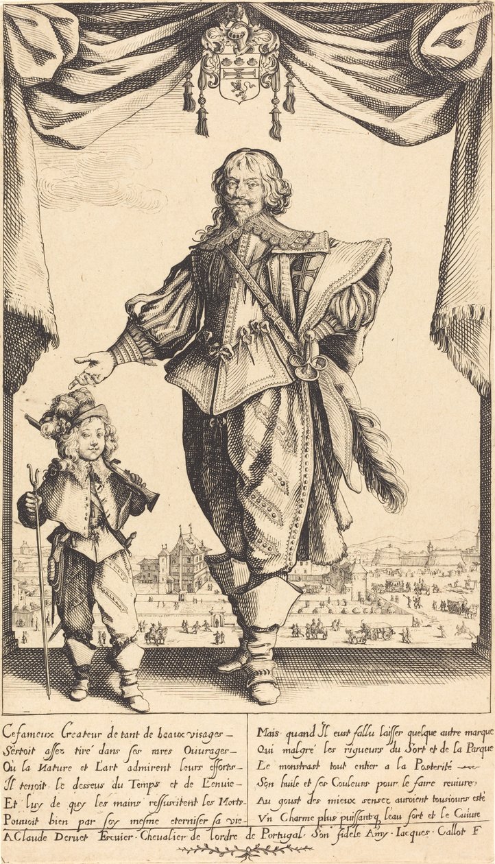 Claude Deruet y su hijo, Jean de Jacques Callot
