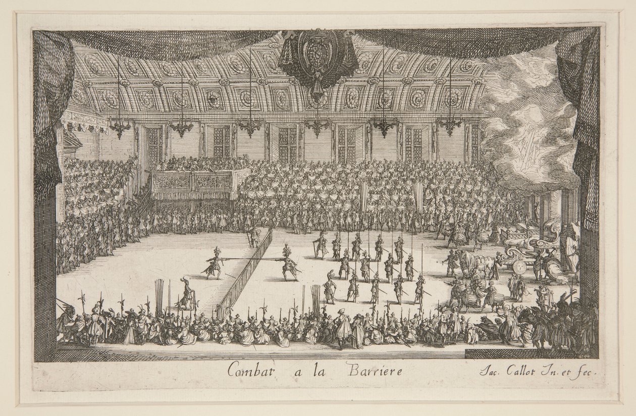 ¿Lucha? Barrera, Combate de Jacques Callot