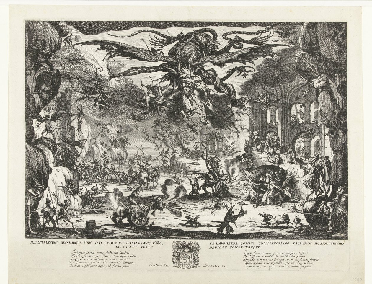 La Tentación de San Antonio de Jacques Callot