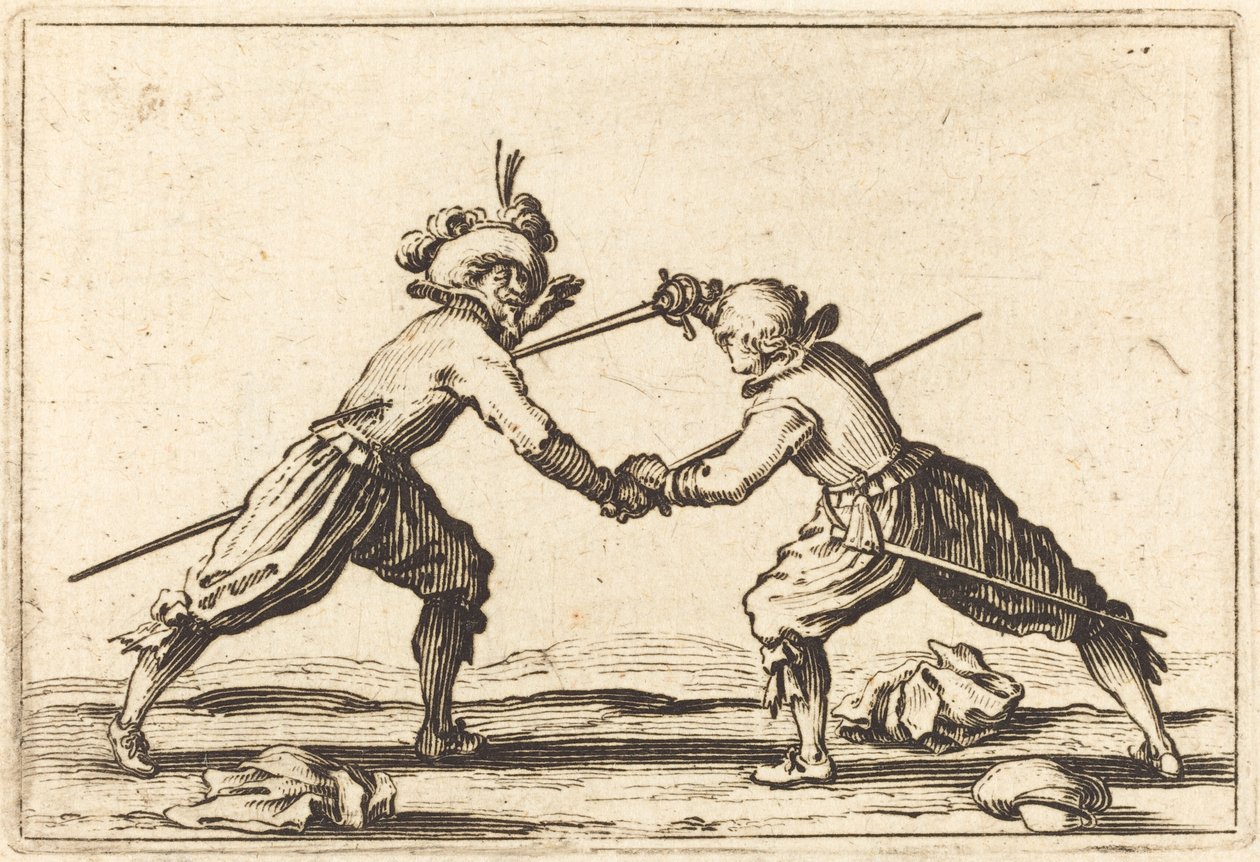 Duelo con Espadas de Jacques Callot