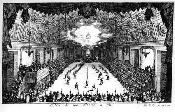 Entrada de su Alteza a pie de Jacques Callot
