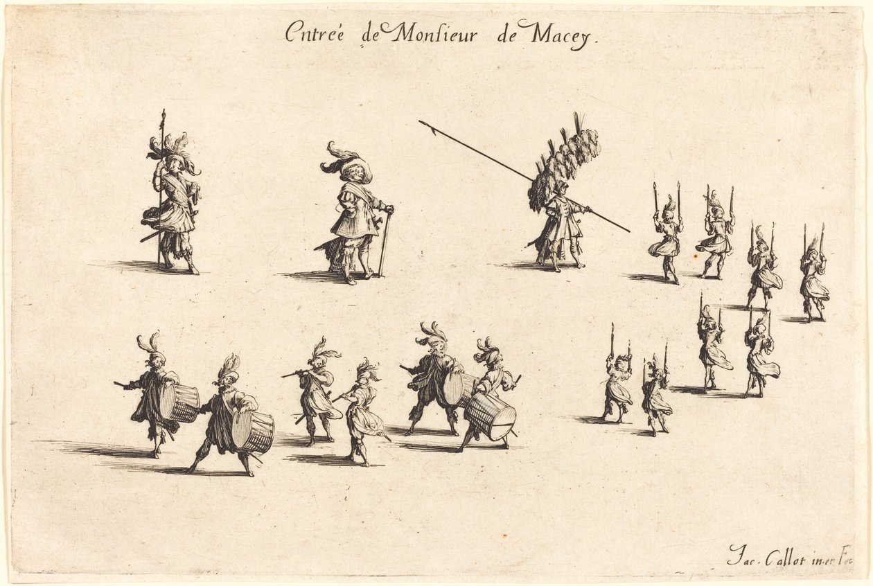 Entrada de M. de Macey de Jacques Callot