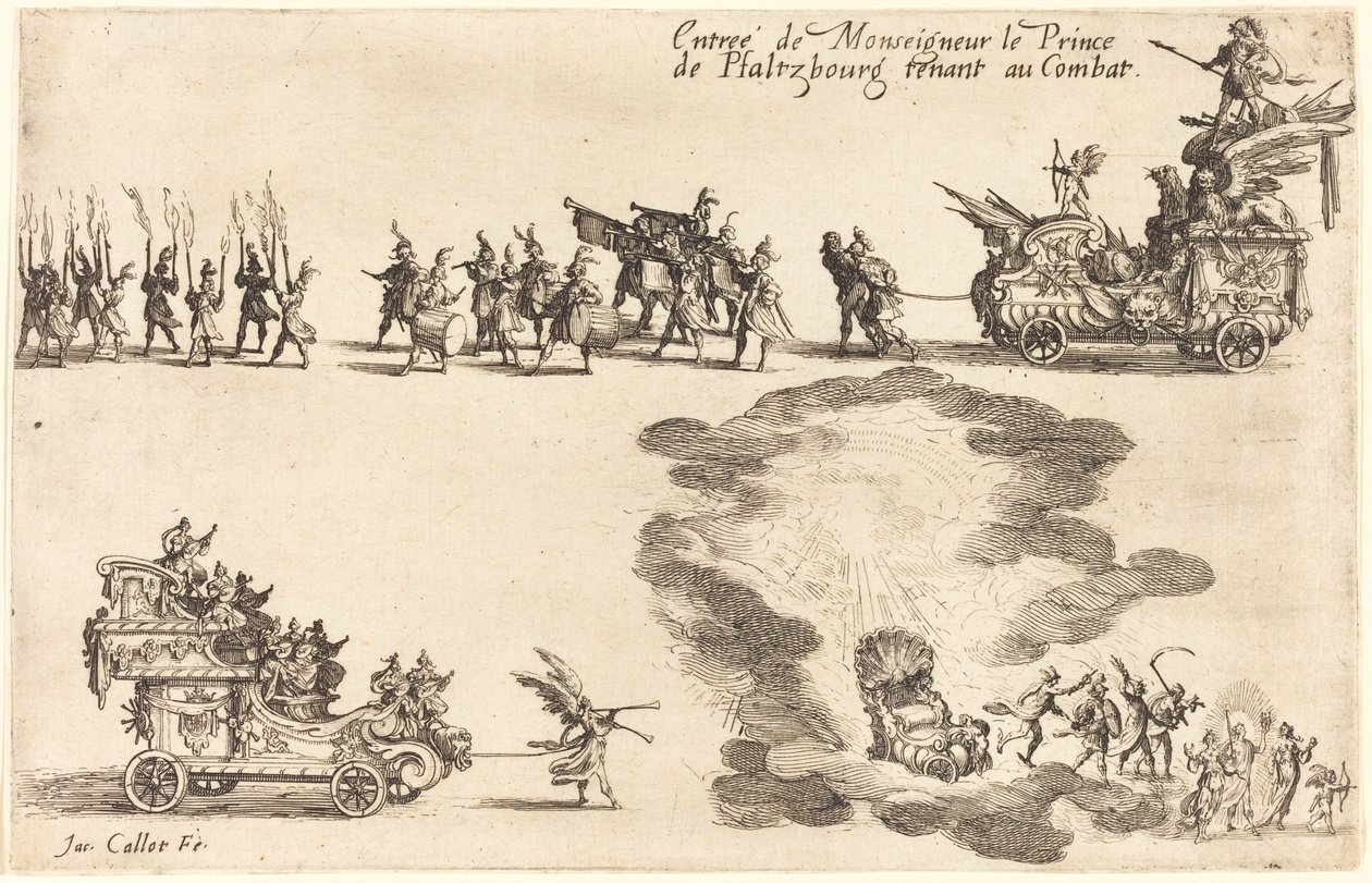Entrada del Príncipe de Pfaltzbourg de Jacques Callot