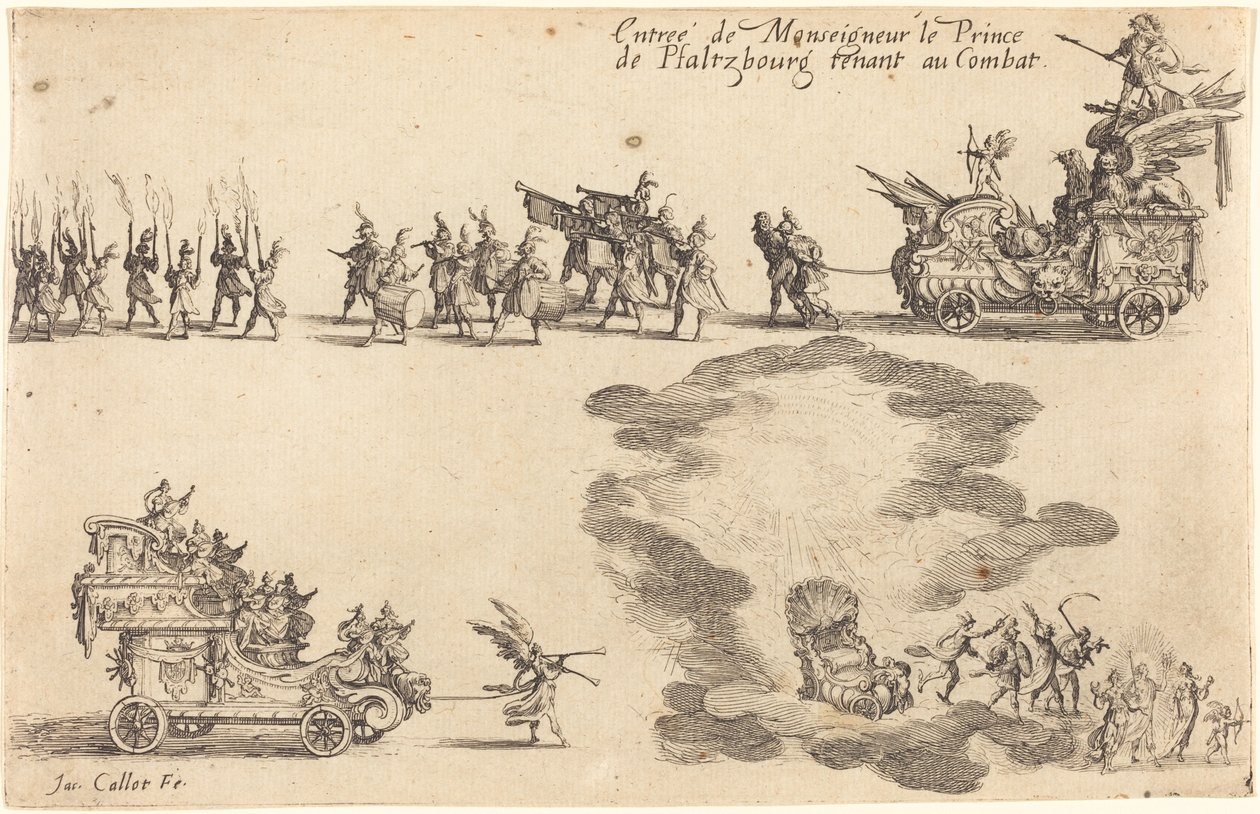 Entrada del Príncipe de Pfaltzbourg de Jacques Callot