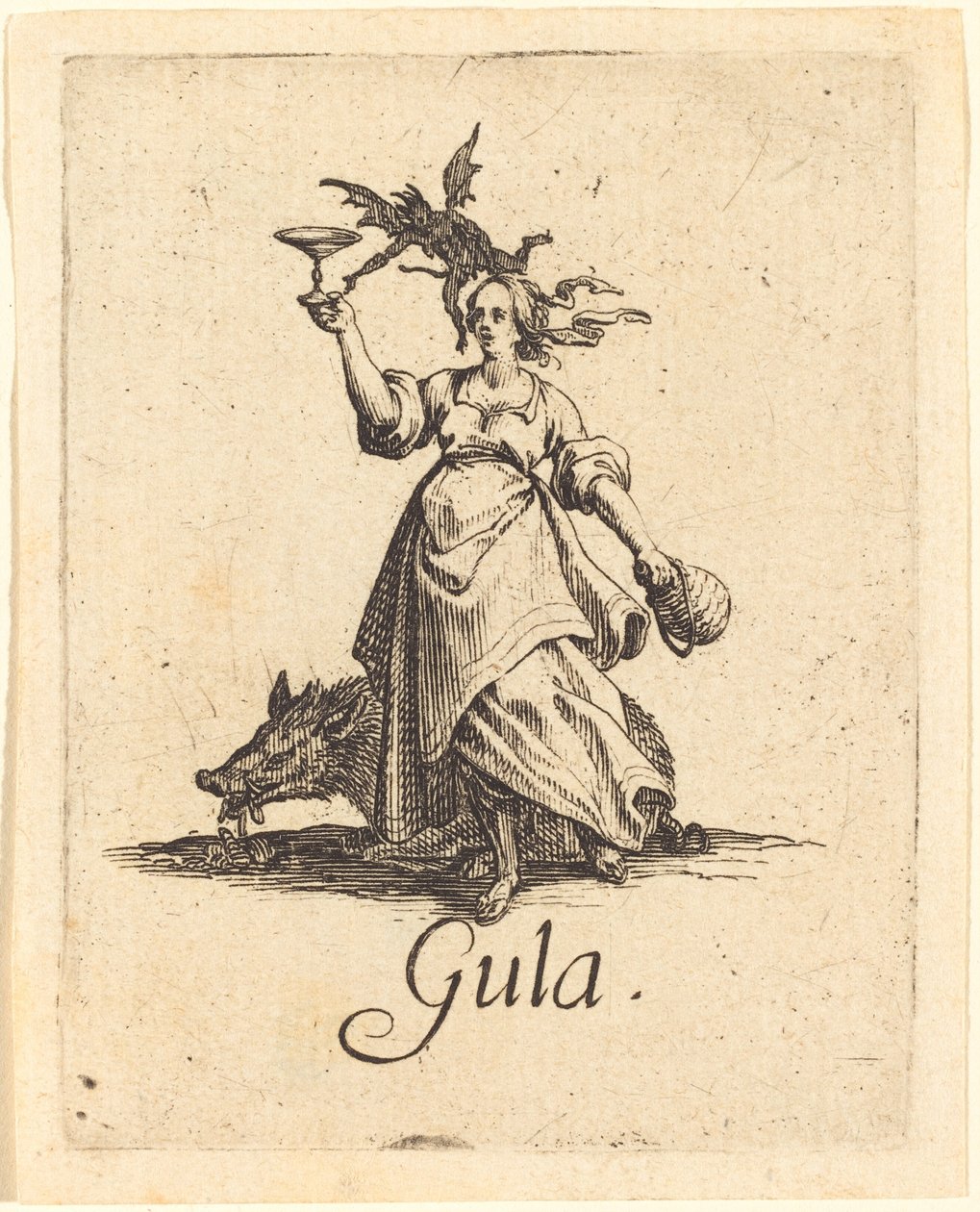 Gula, probablemente después de 1621 de Jacques Callot