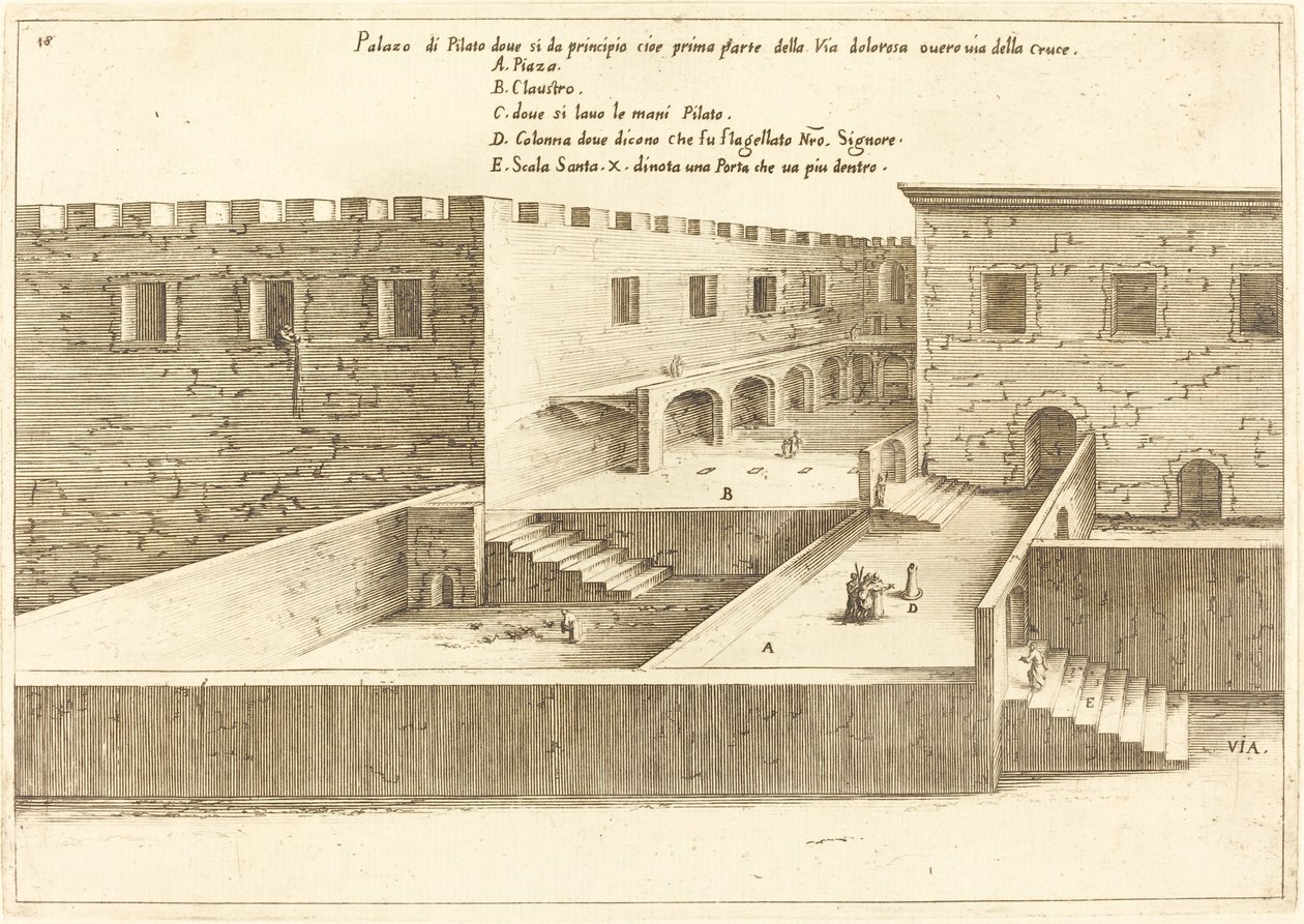 Casa de Pilato de Jacques Callot