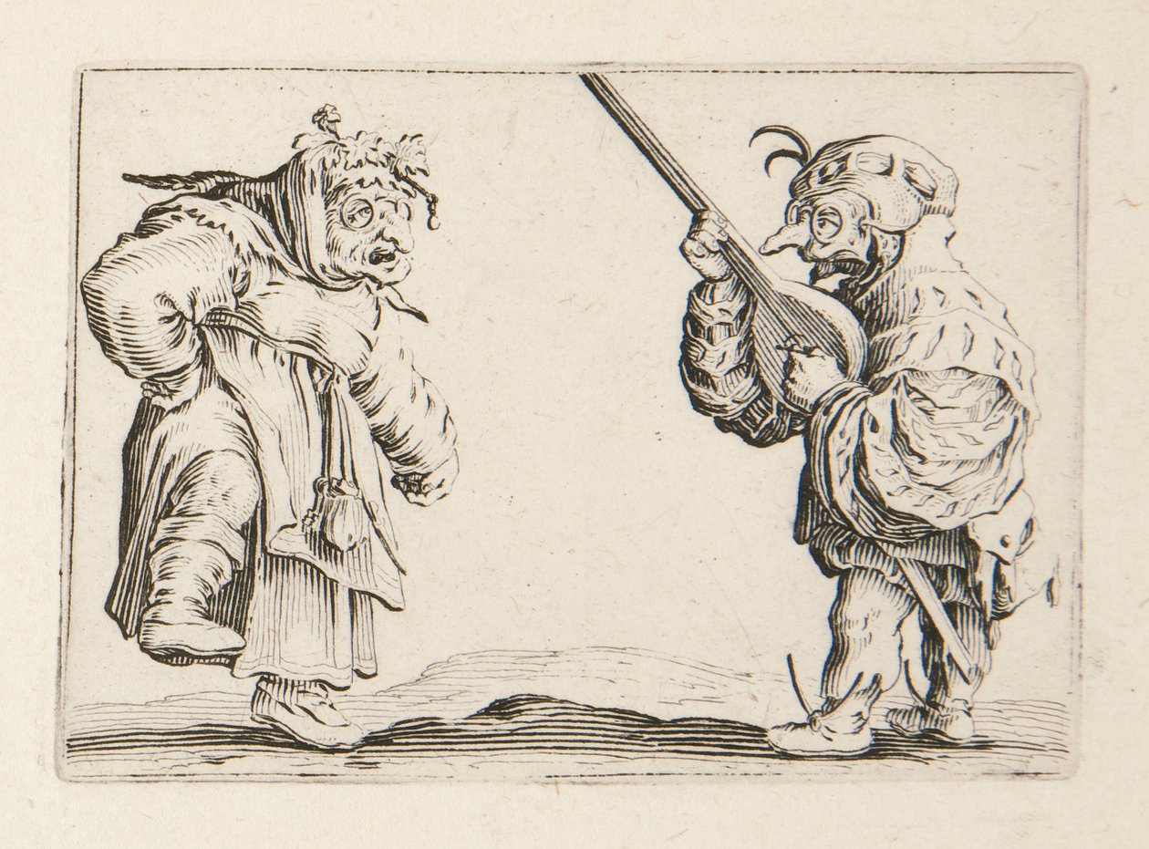 Los Caprichos, juego de 50 de Jacques Callot