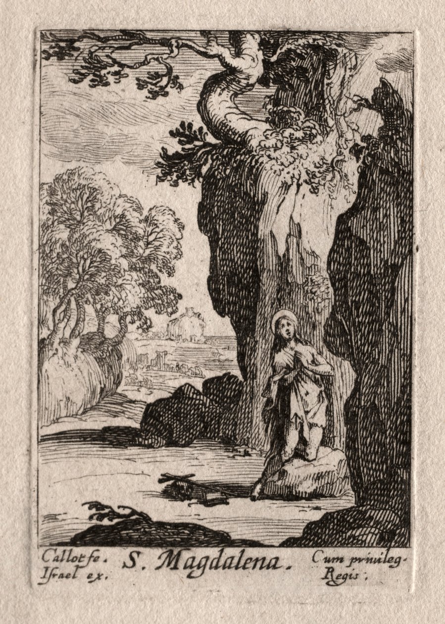 Los penitentes: Santa Magdalena arrepentida de Jacques Callot