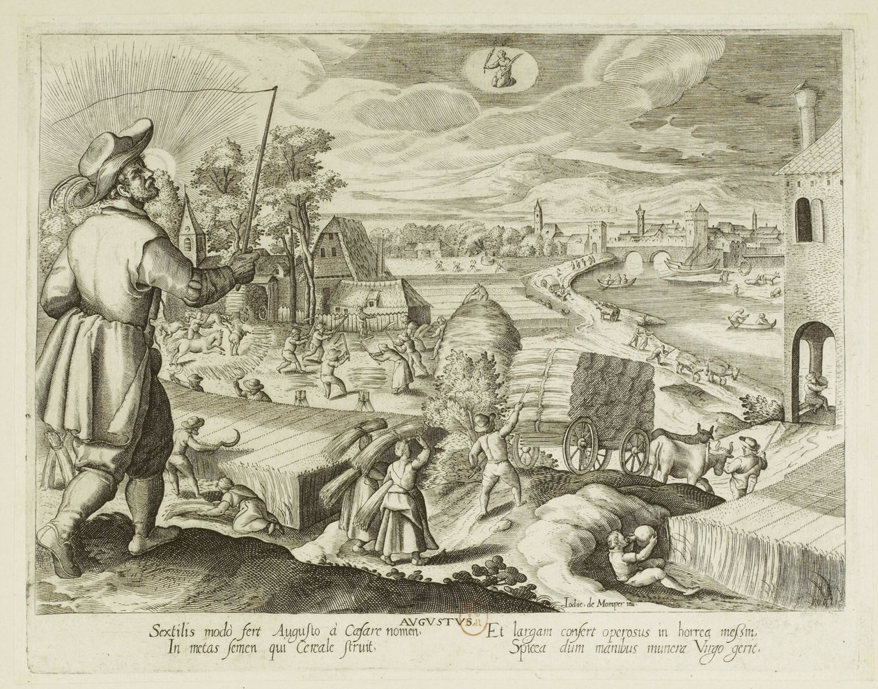 Meses. 8 de agosto de Jacques Callot