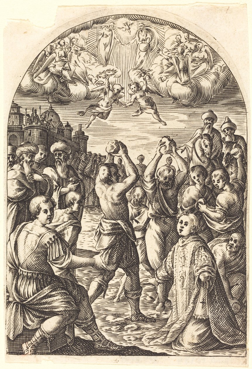Martirio de San Esteban de Jacques Callot