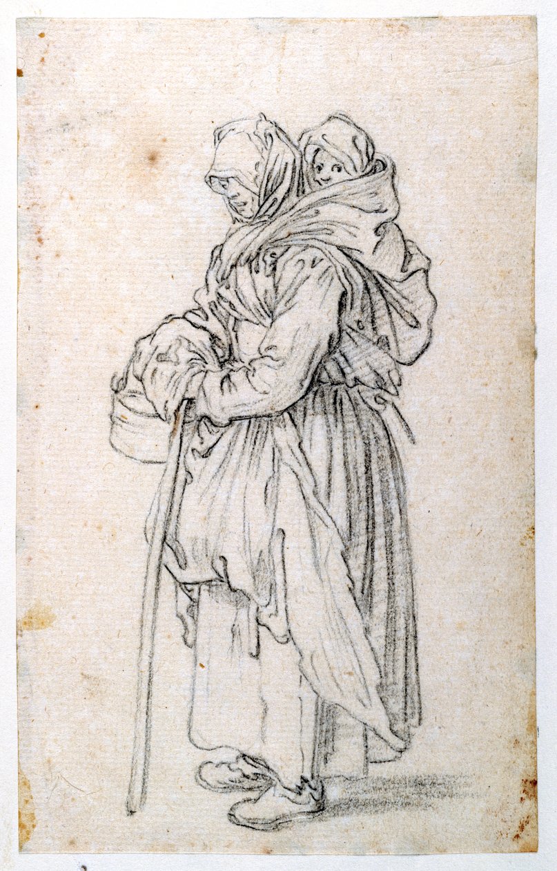 Madre e hijo de Jacques Callot