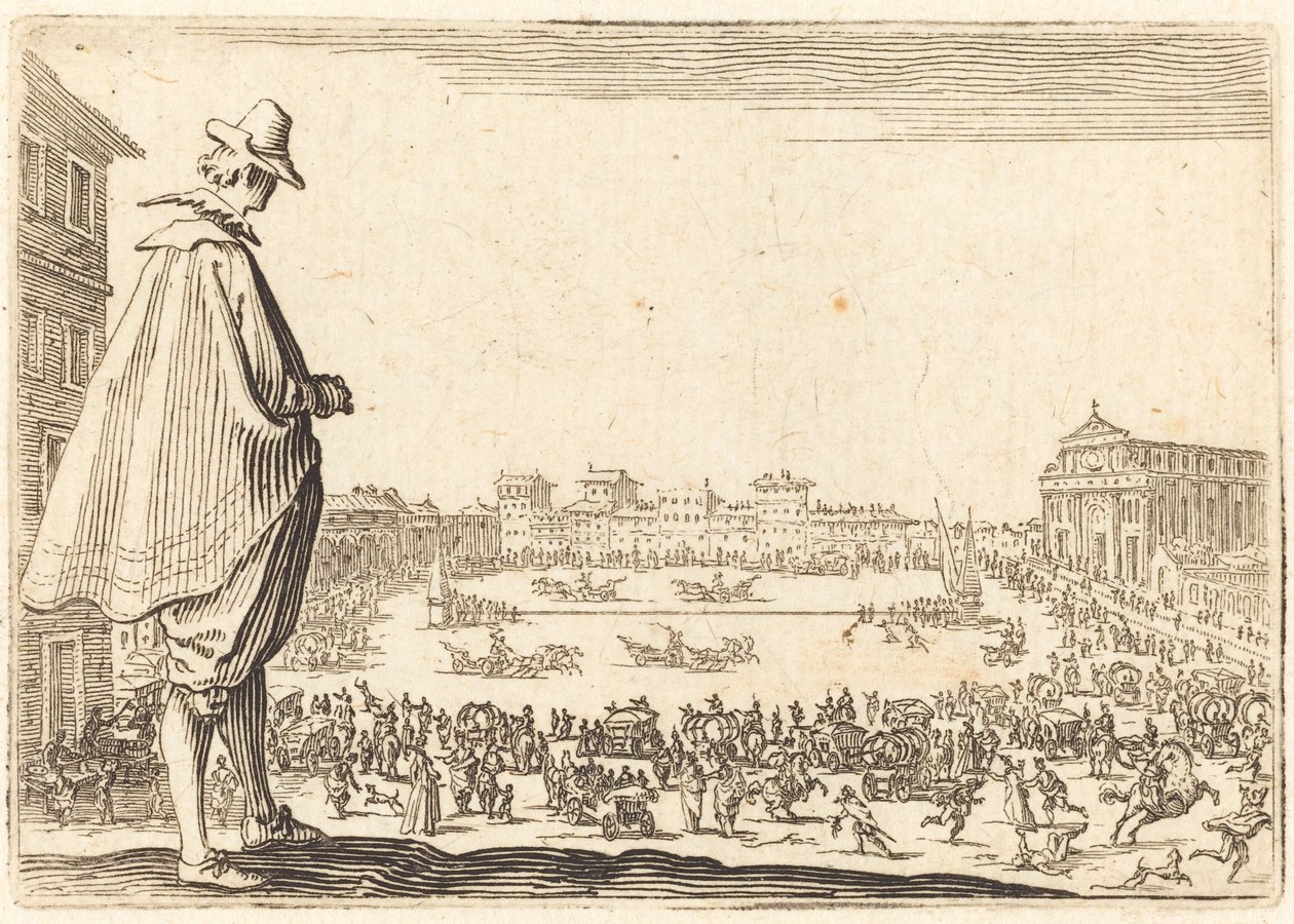 Piazza Santa Maria Novella, Florencia de Jacques Callot