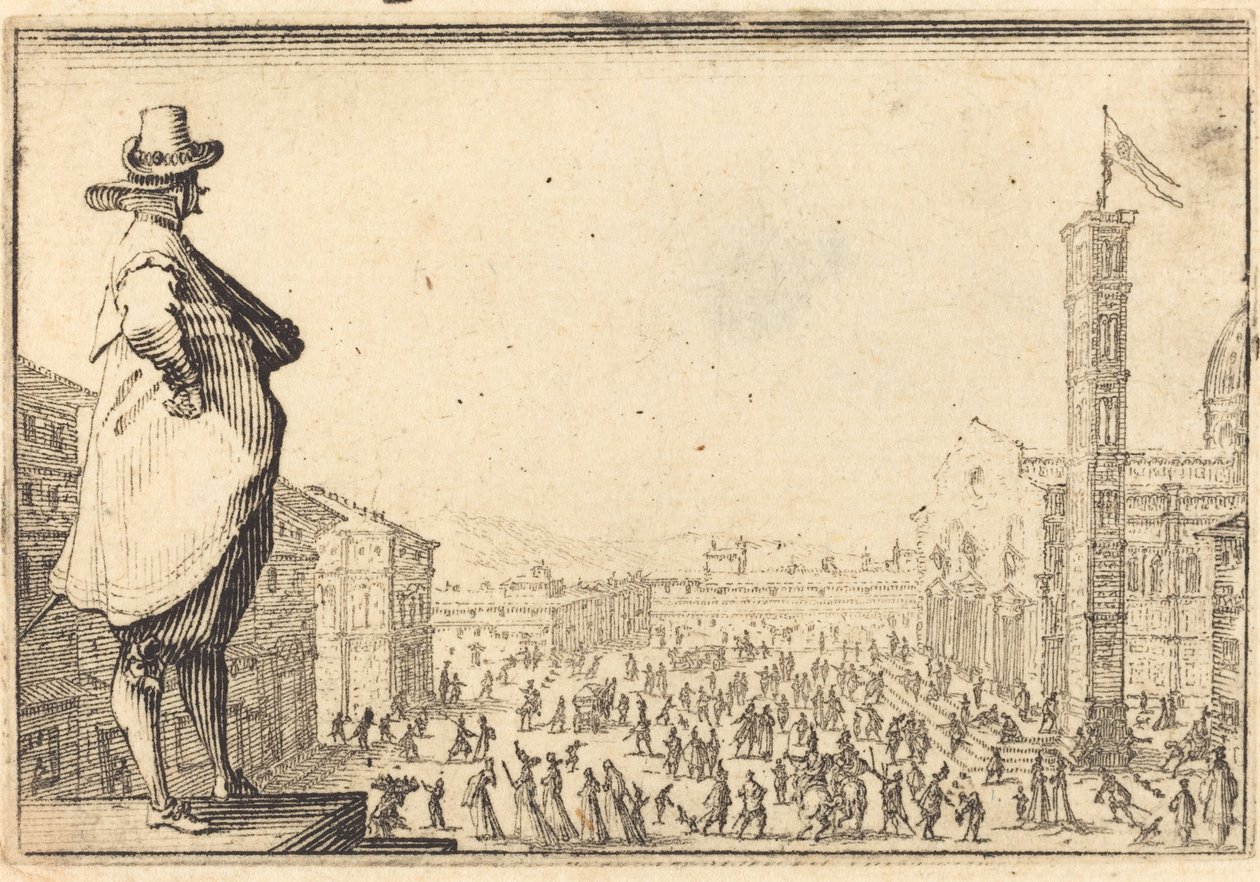 Piazza del Duomo, Florencia de Jacques Callot