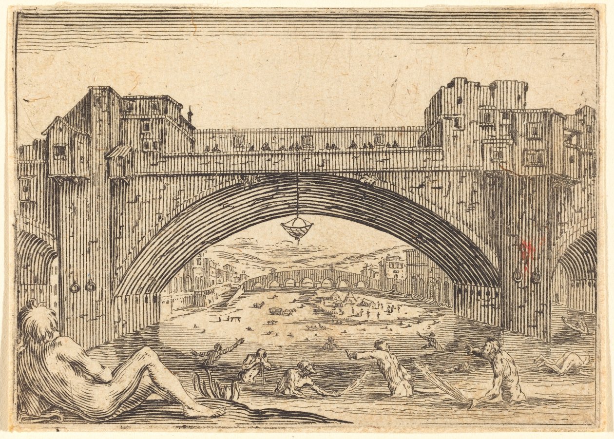 Ponte Vecchio, Florencia de Jacques Callot