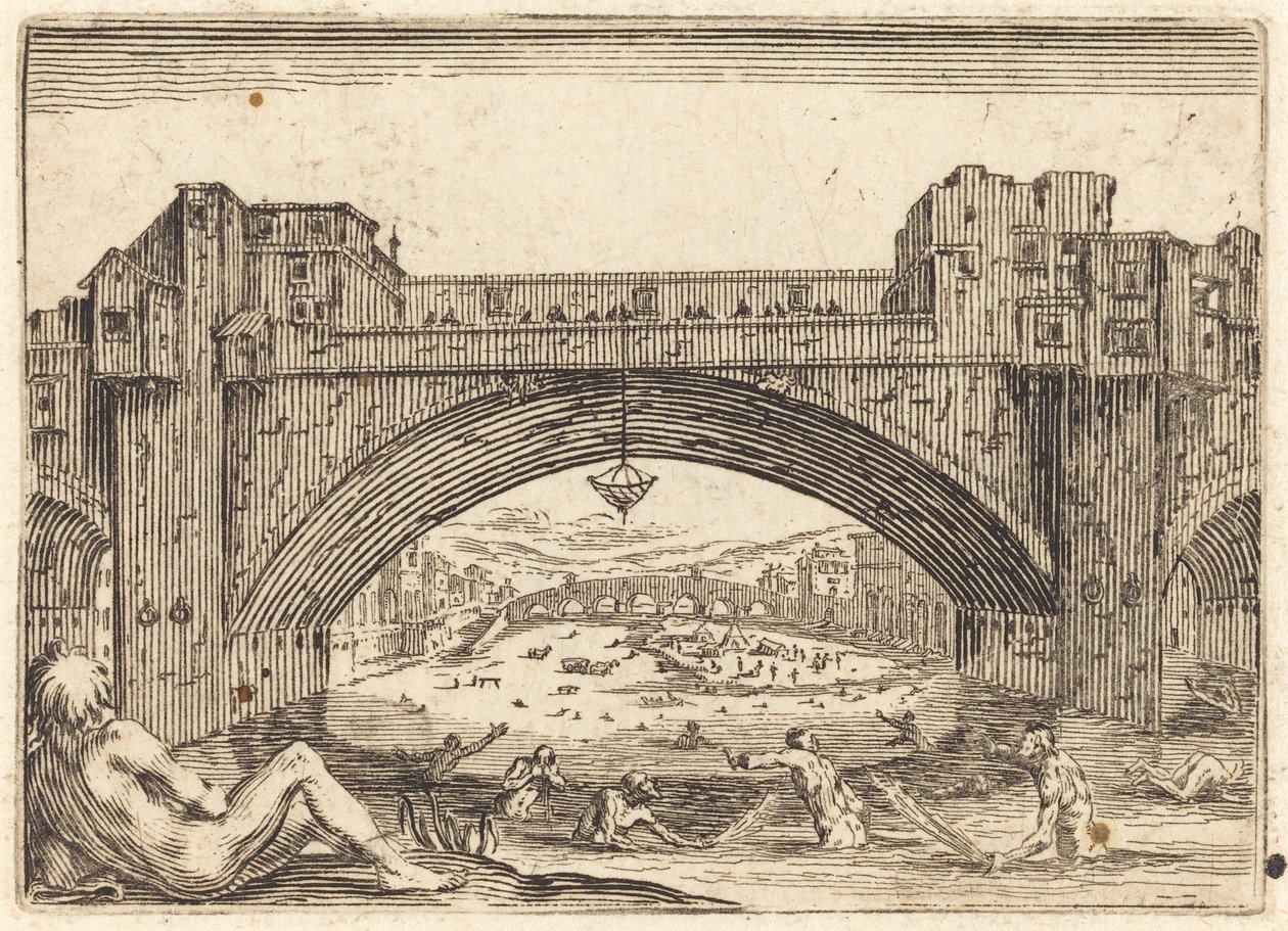 Ponte Vecchio, Florencia de Jacques Callot