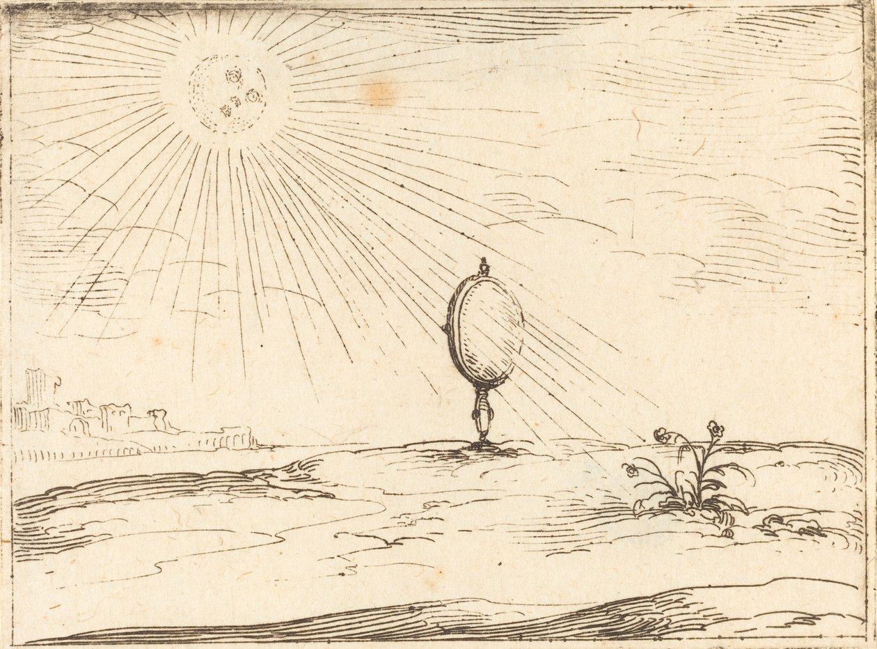 Rayos del sol de Jacques Callot