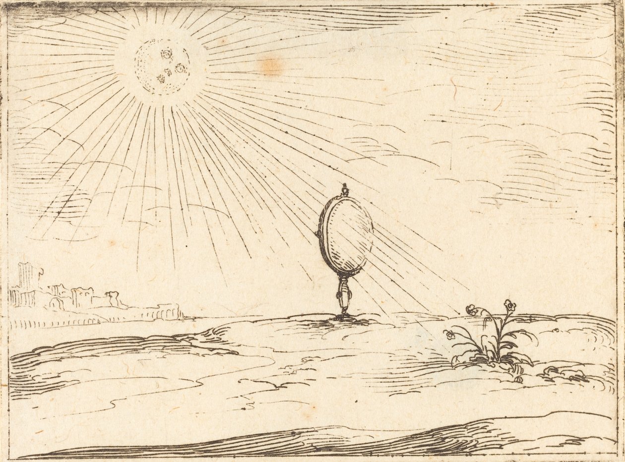 Rayos del Sol de Jacques Callot