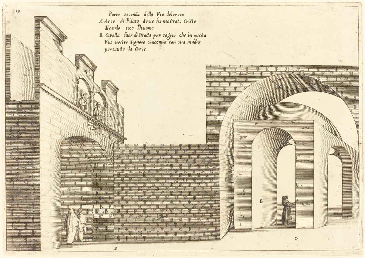 Segunda Parte de la Vía Dolorosa de Jacques Callot