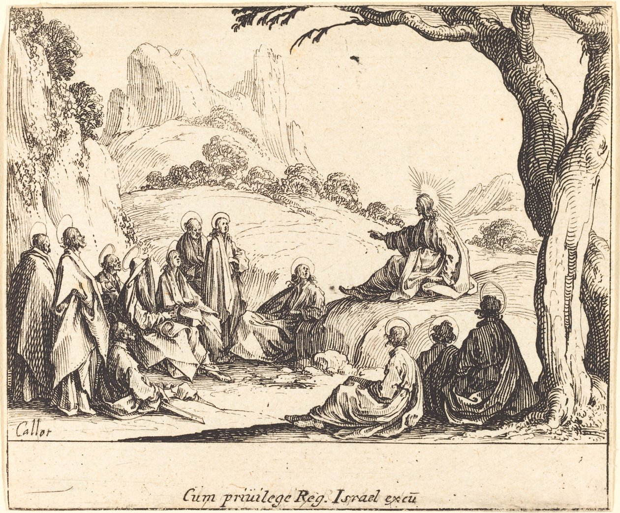 Sermón del monte de Jacques Callot