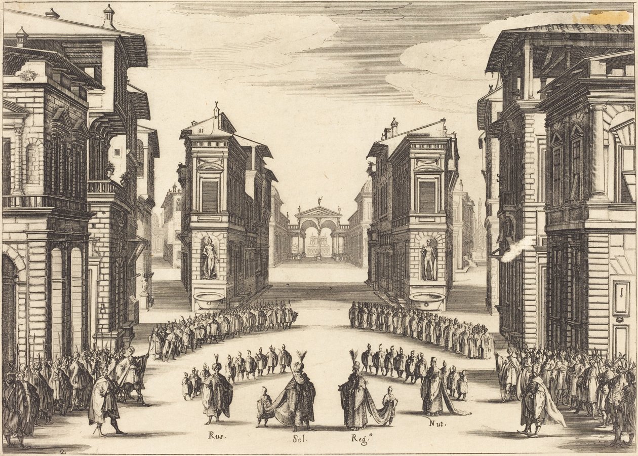 Solimano, Acto II de Jacques Callot