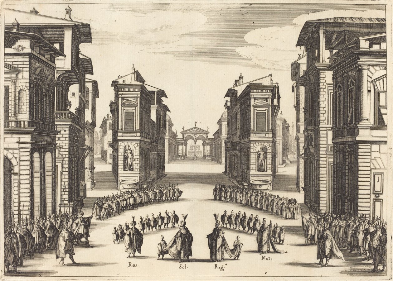 Solimano, Acto II de Jacques Callot