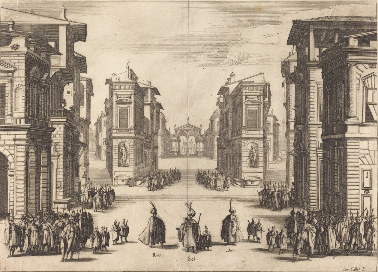 Solimano, Acto I de Jacques Callot
