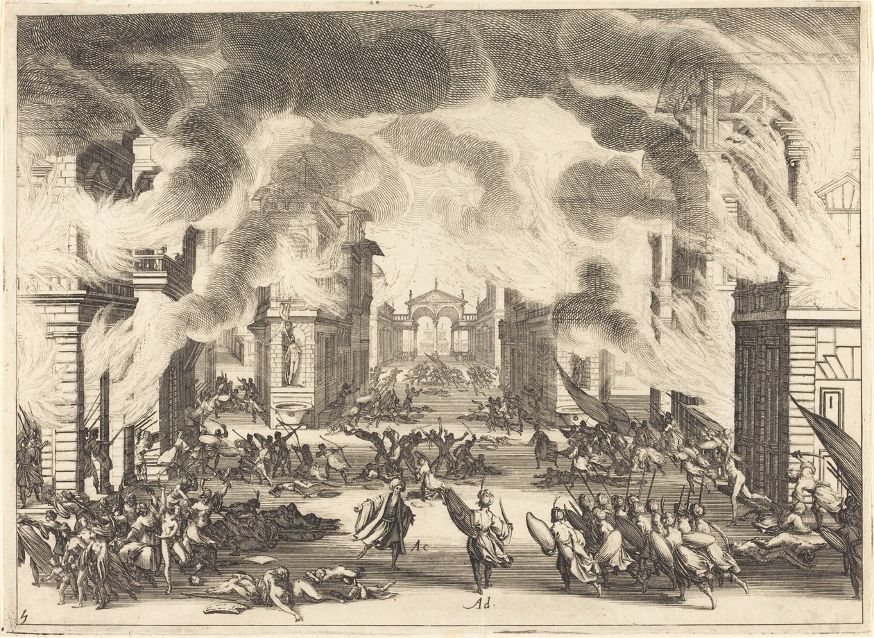 Solimano, Acto V de Jacques Callot