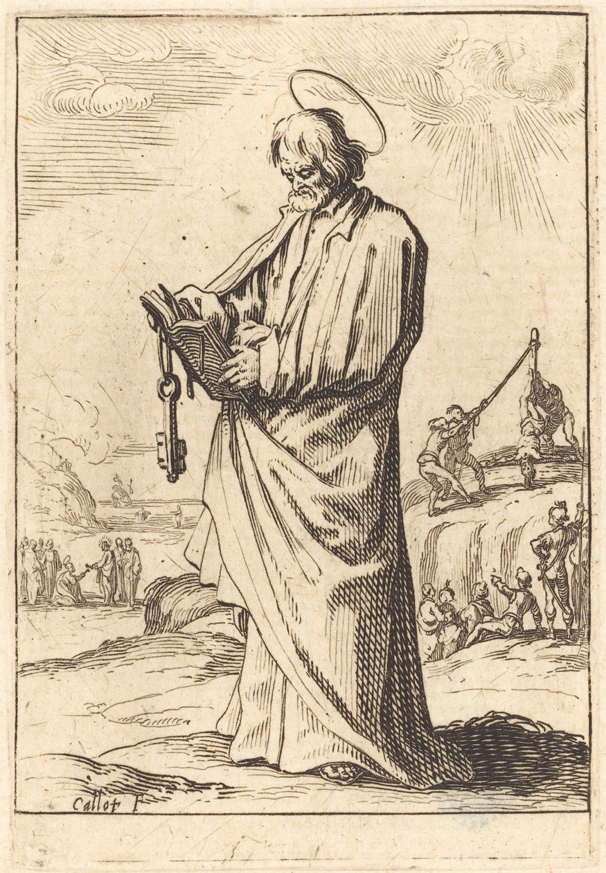 El apóstol Pedro de Jacques Callot