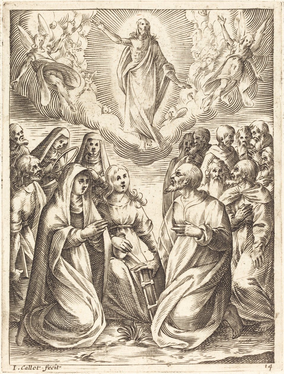 La Ascensión, 1608-1611 de Jacques Callot