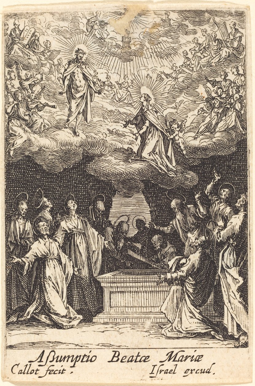 La asunción de la Virgen de Jacques Callot