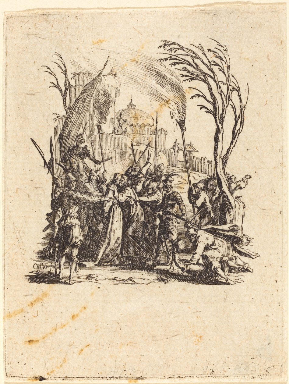 La traición, c. 1624-1625 de Jacques Callot