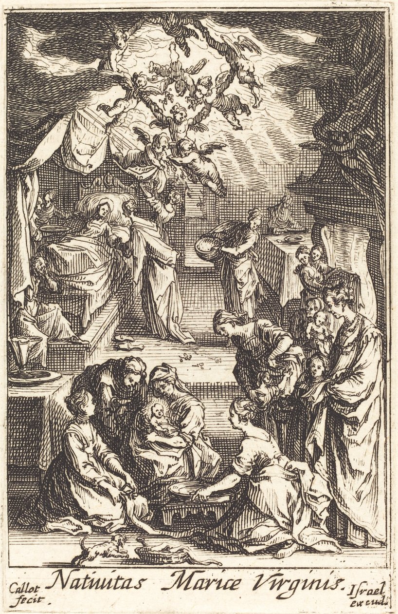 El nacimiento de la Virgen de Jacques Callot