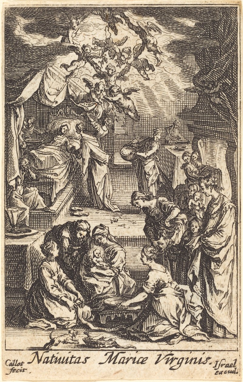 El nacimiento de la Virgen de Jacques Callot