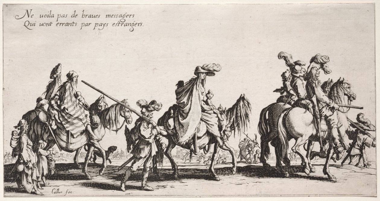 Las bohemias: Las bohemias marchando: la vanguardia de Jacques Callot