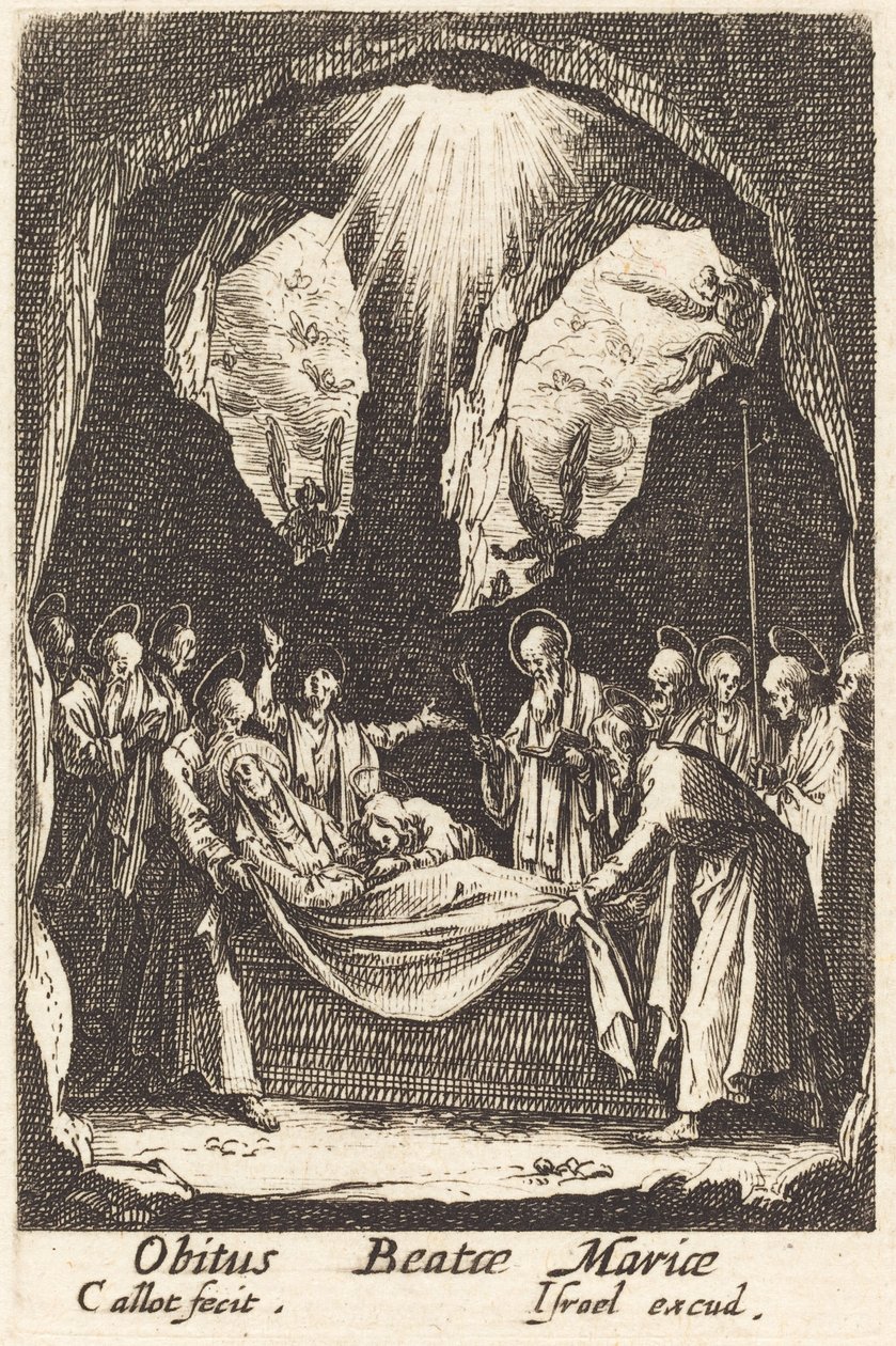 El entierro de la Virgen de Jacques Callot