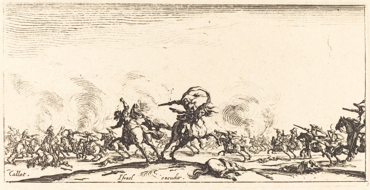 El Combate de Caballería con Pistolas de Jacques Callot