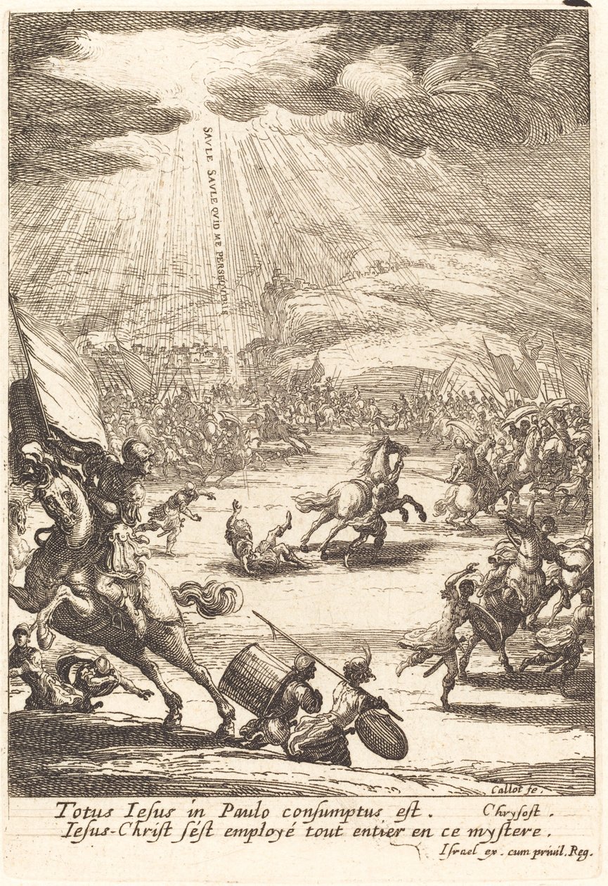 La Conversión de San Pablo de Jacques Callot