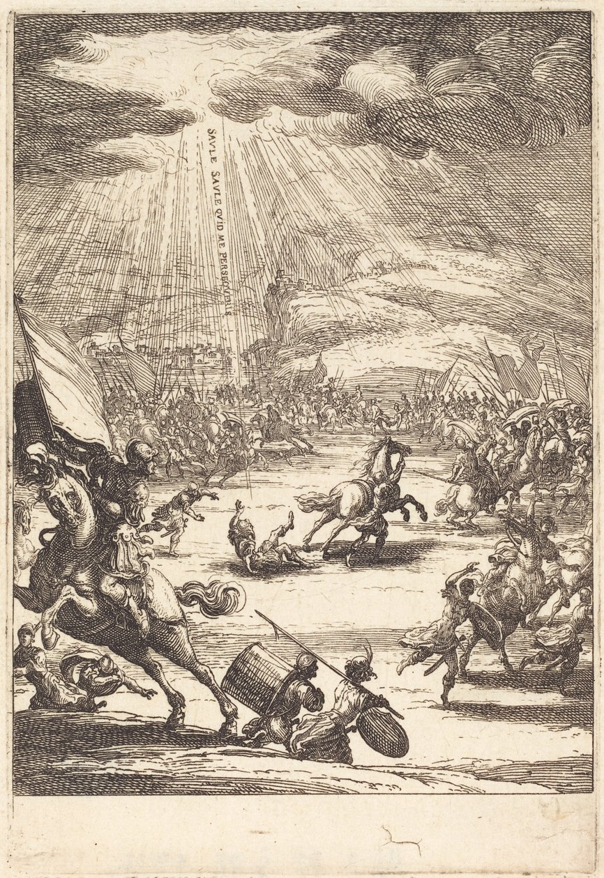 La conversión de San Pablo de Jacques Callot