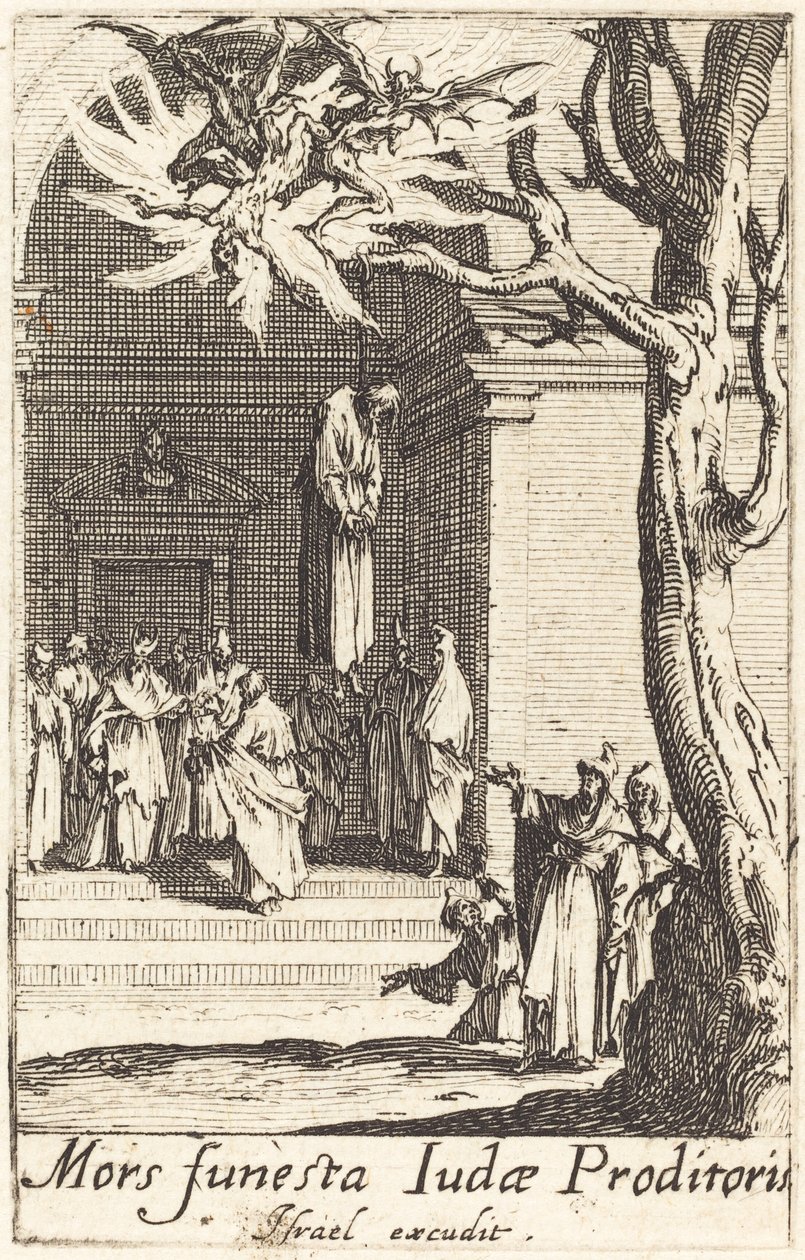 La muerte de Judas de Jacques Callot