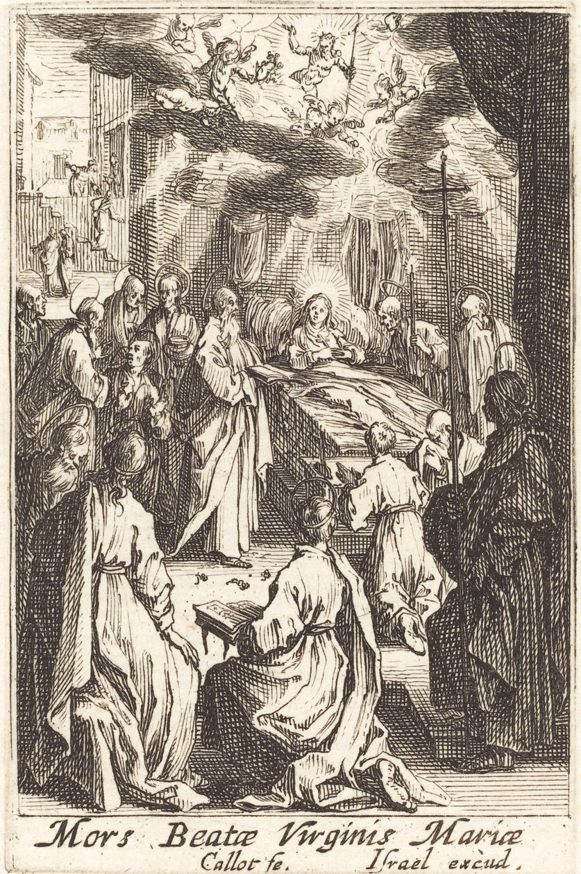 La Muerte de la Virgen de Jacques Callot