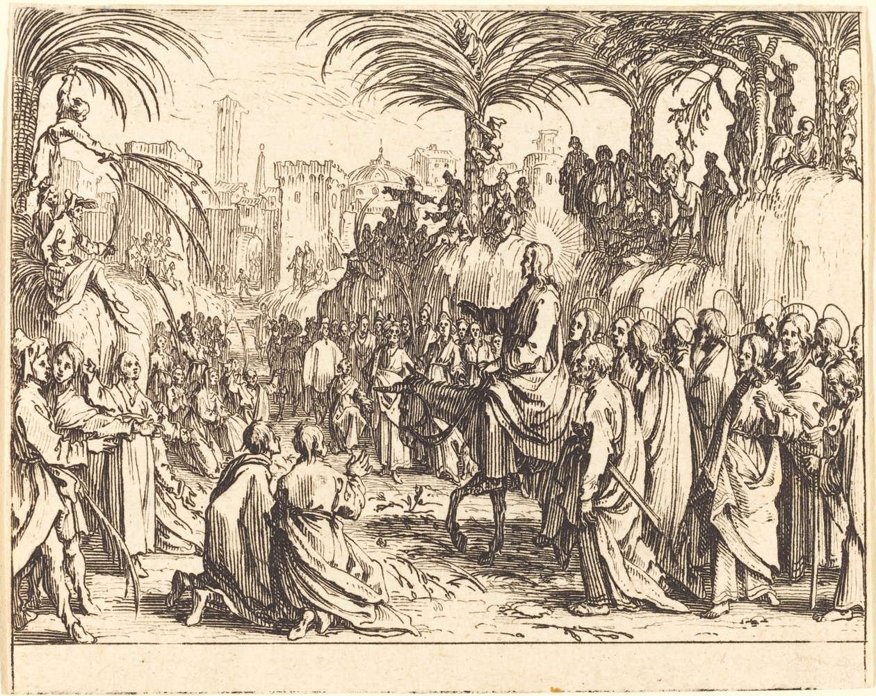 La entrada en Jerusalén de Jacques Callot