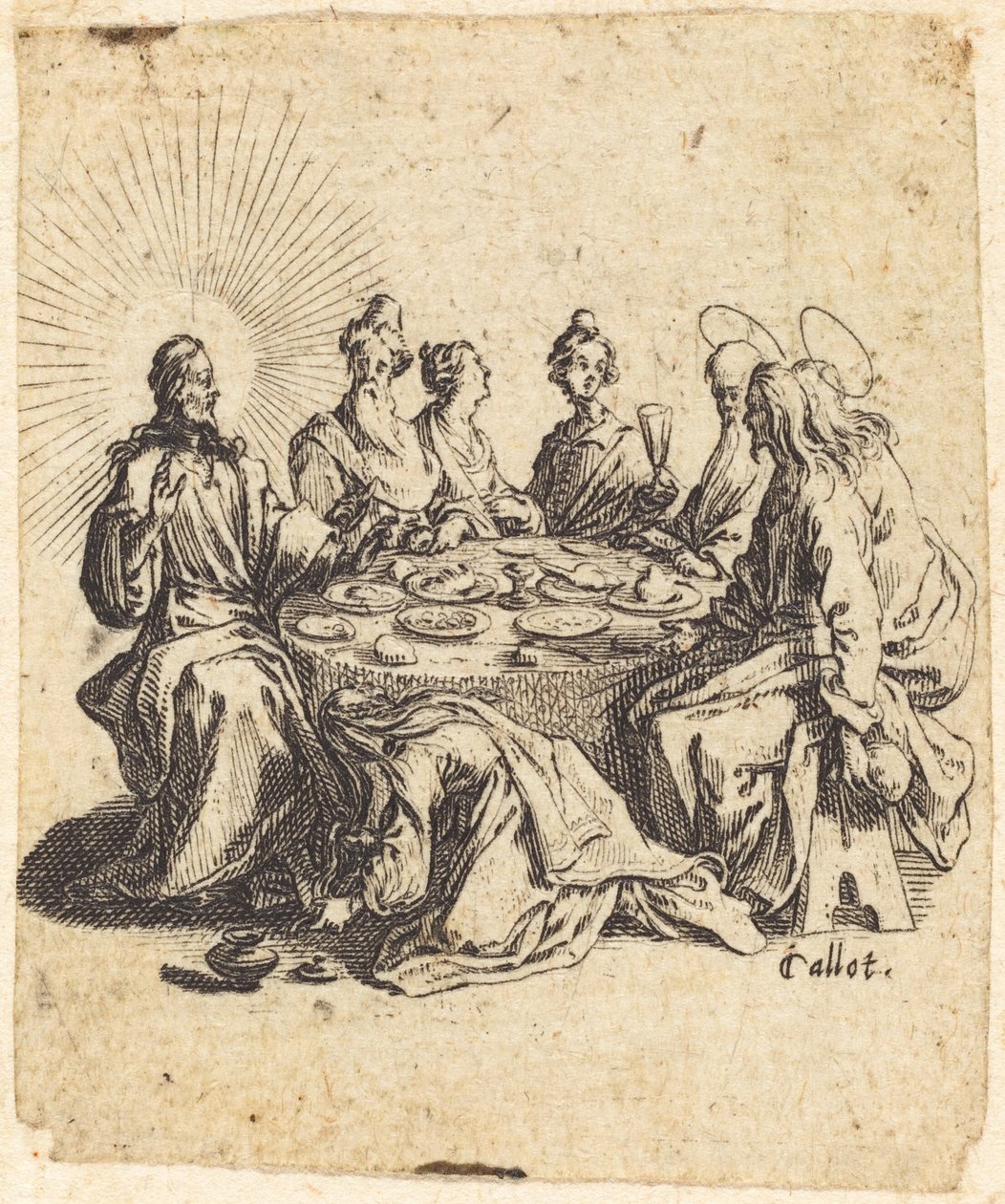 La fiesta de los fariseos de Jacques Callot