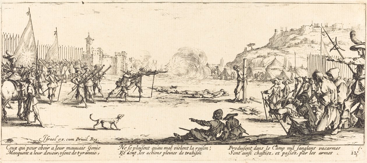 El pelotón de fusilamiento de Jacques Callot