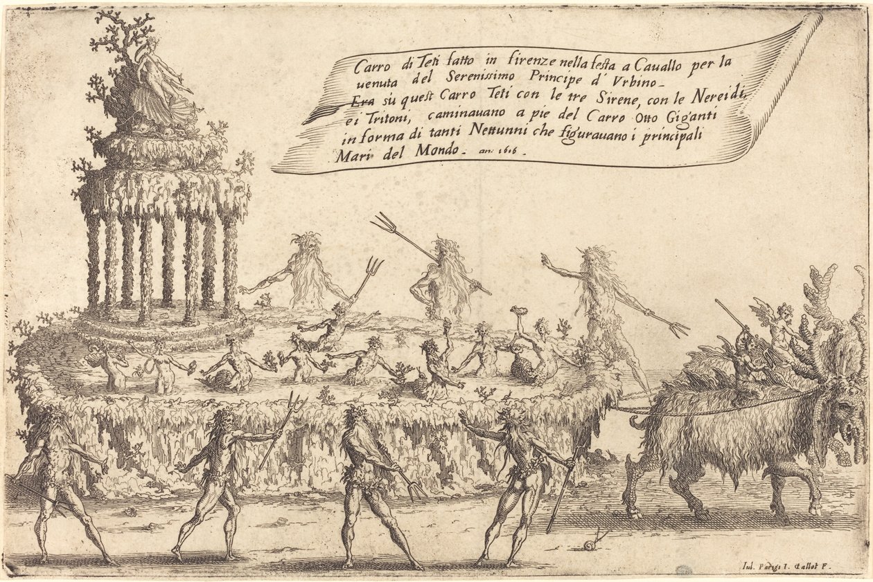 El flotador de Tetis de Jacques Callot