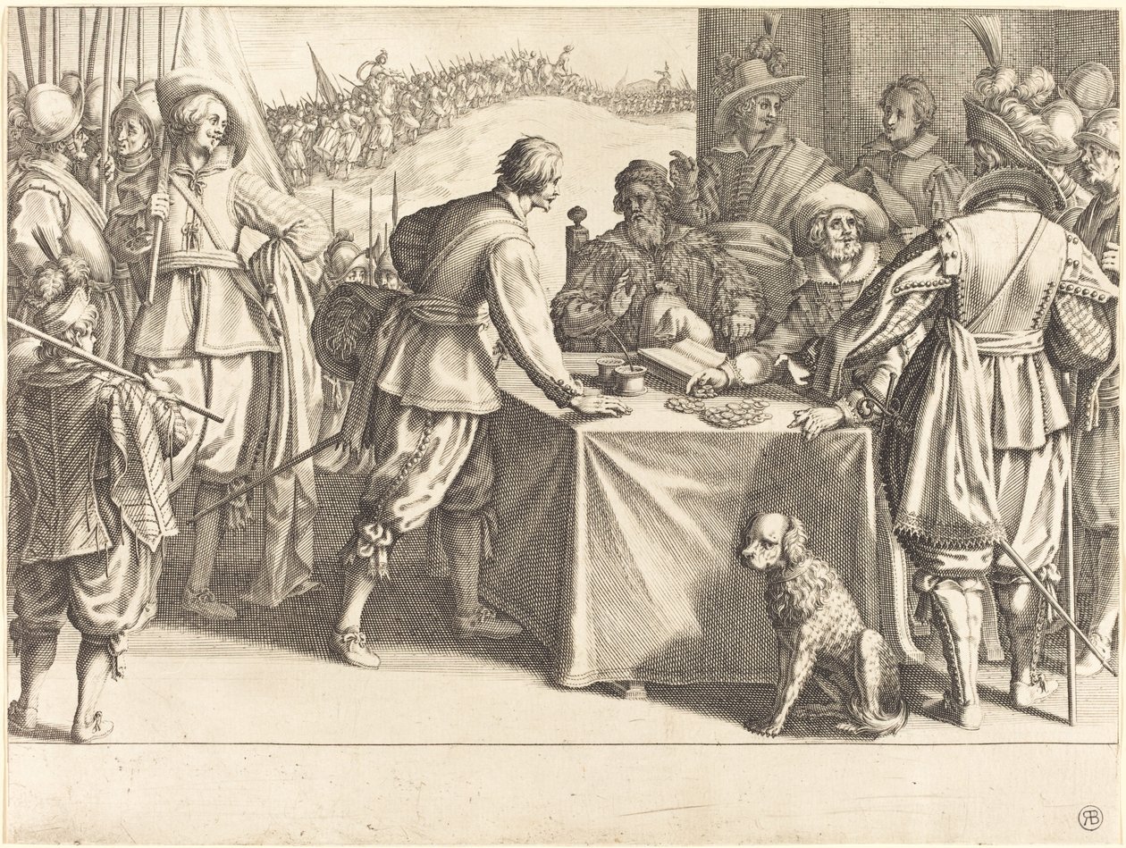 La contratación de las tropas de Jacques Callot