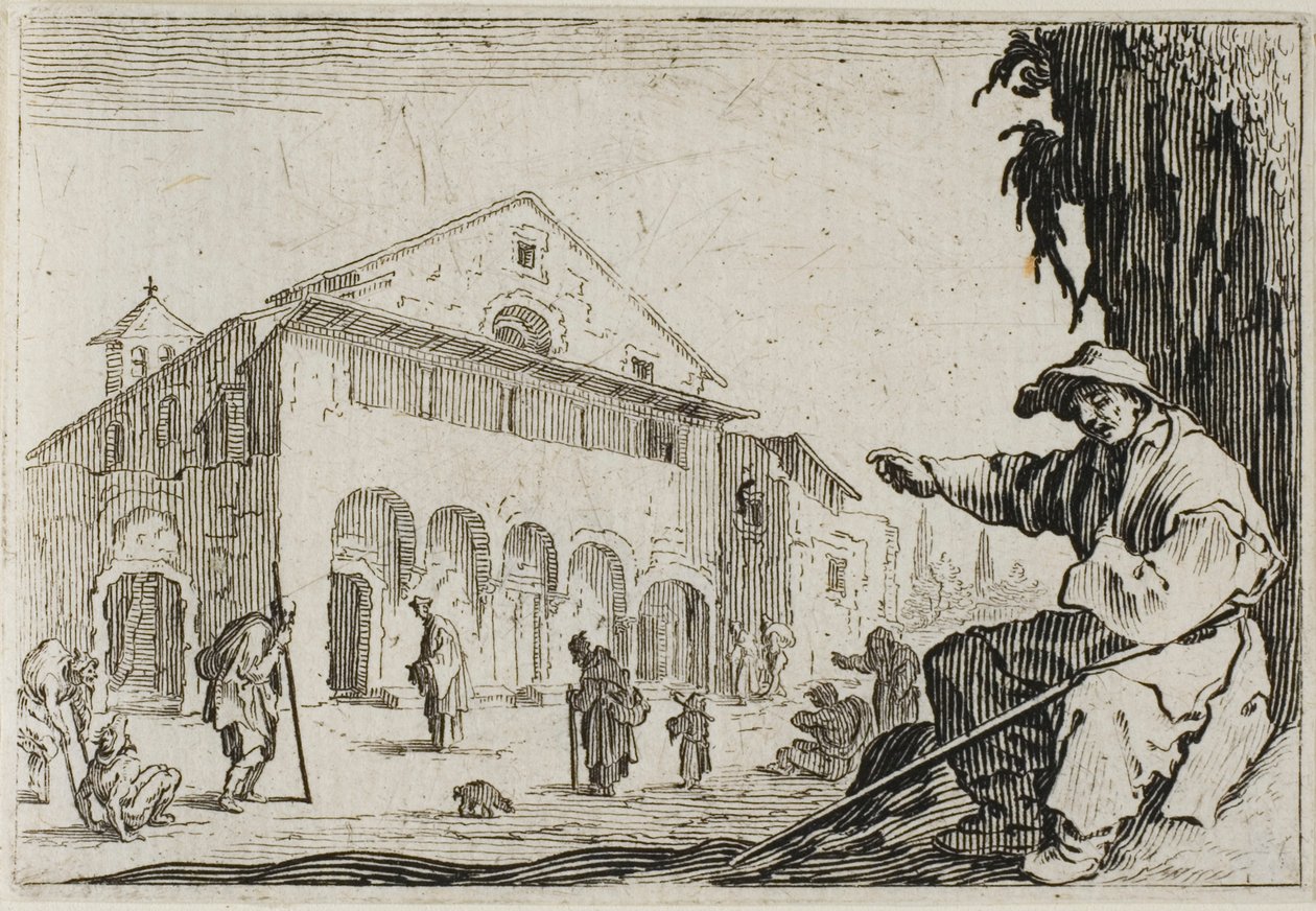 El hogar, de Los Caprichos de Jacques Callot