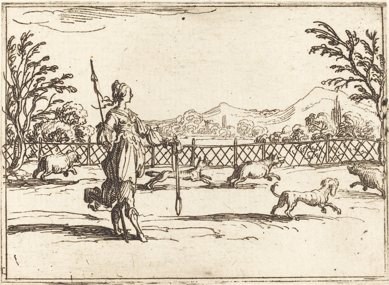 La Cazadora de Jacques Callot