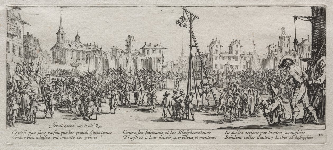 Las grandes miserias de la guerra: El estrapado de Jacques Callot
