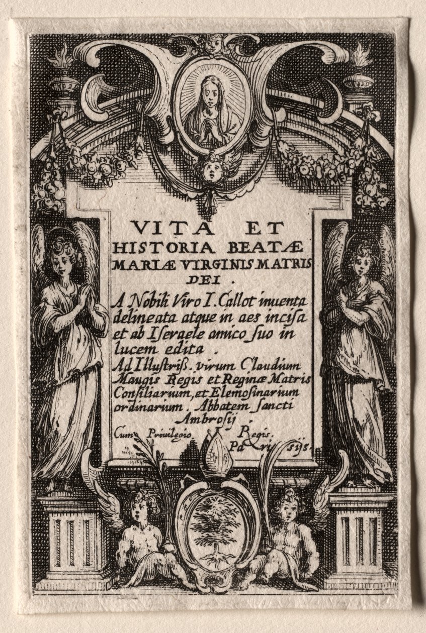 La Vida de la Virgen de Jacques Callot