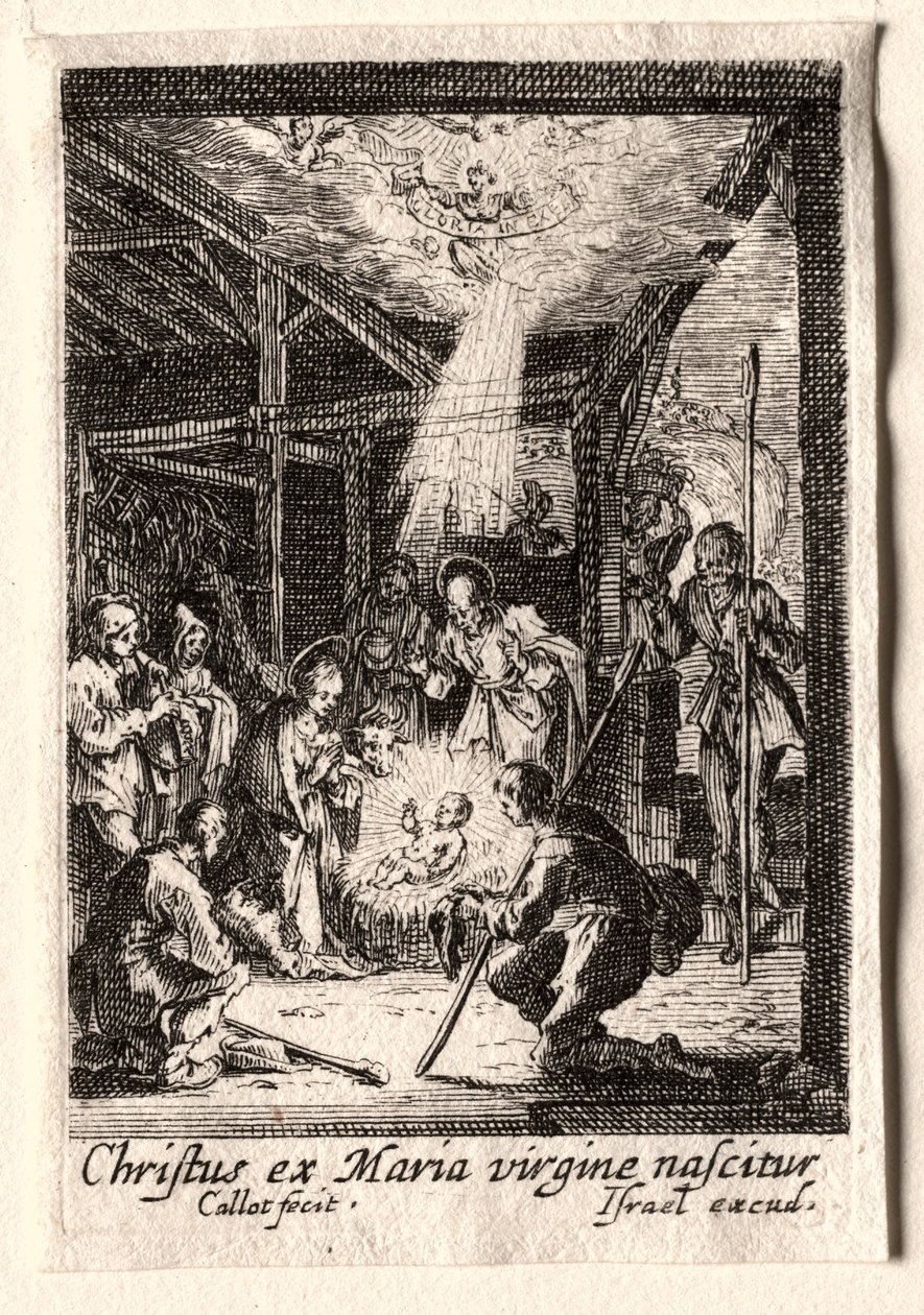 La vida de la Virgen: La Natividad de Jacques Callot